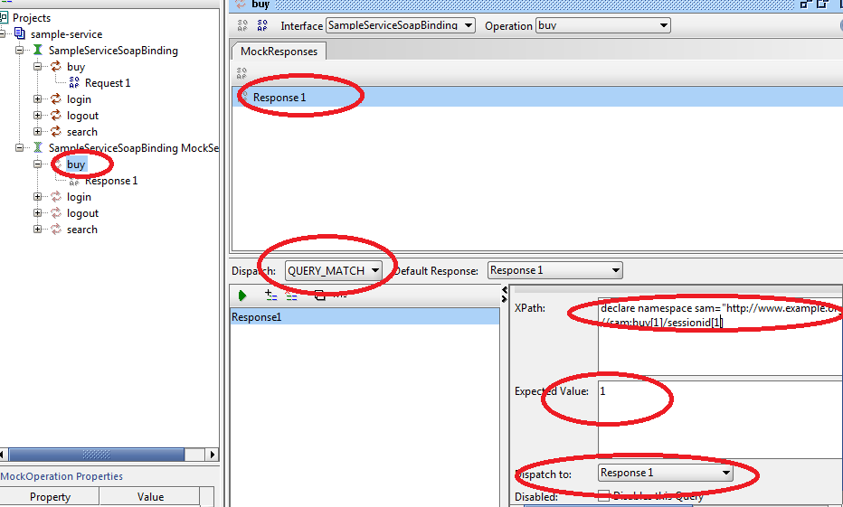 Using Soap UI to test services