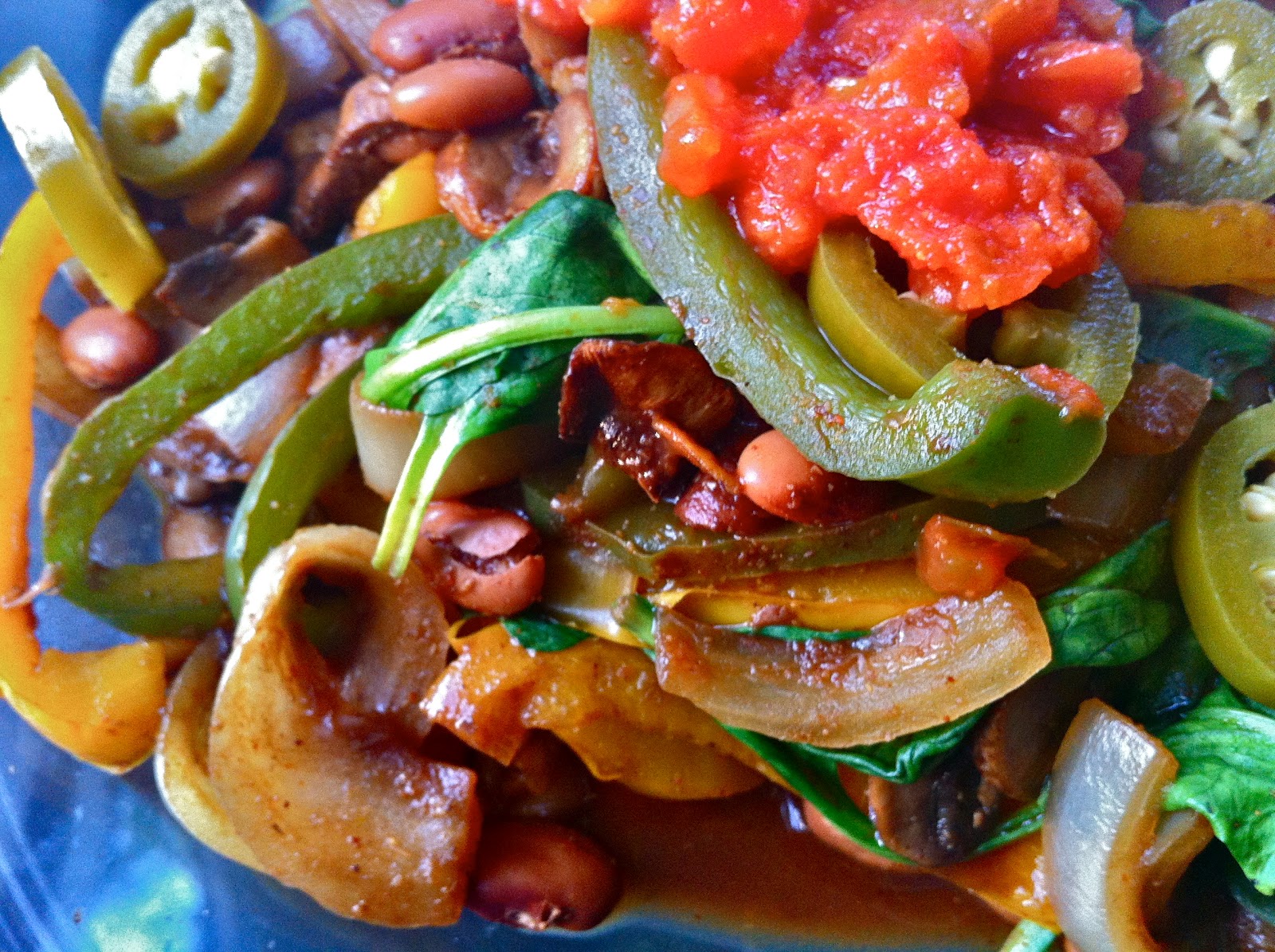 A Girl and her Food Processor Fajita Vegetable StirFry