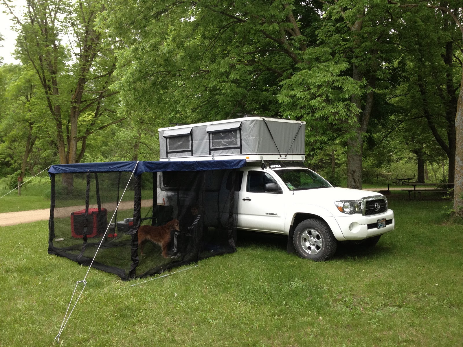 Travels with Rocky the Dog New Awning