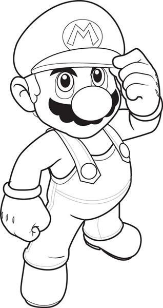67 Desenhos Divertidos do Mario para Pintar/Colorir