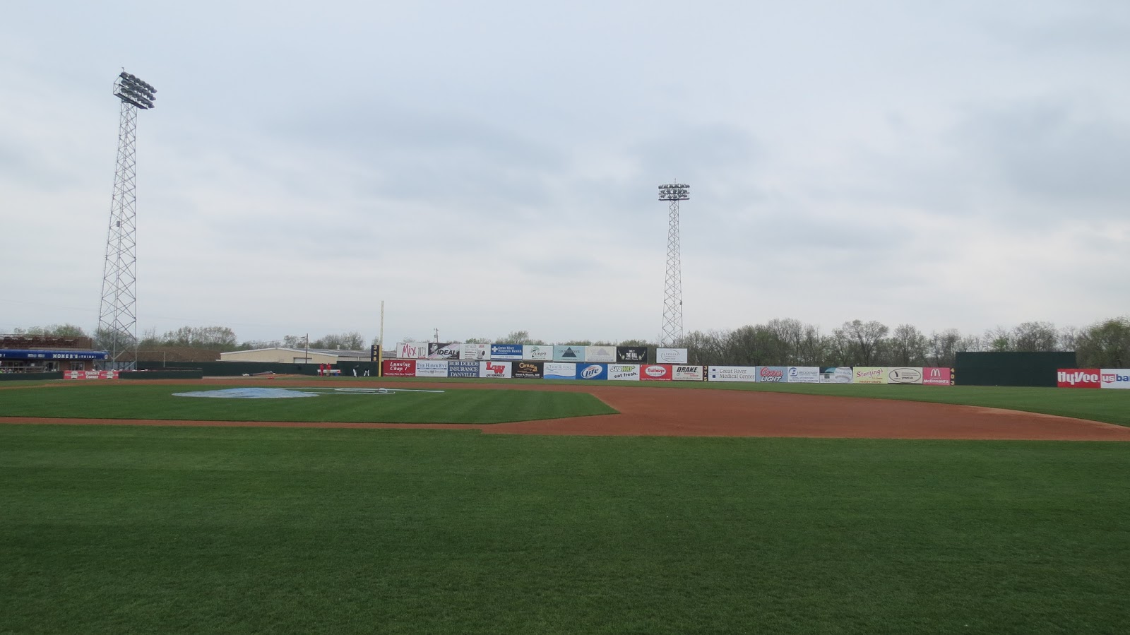 Diamond Visits Community Field Burlington, Iowa Burlington Bees