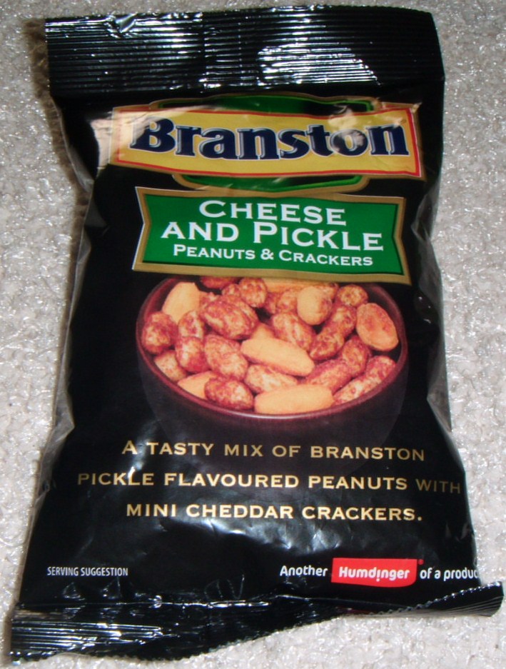 FOODSTUFF FINDS Branston Cheese And Pickle Peanuts & Crackers