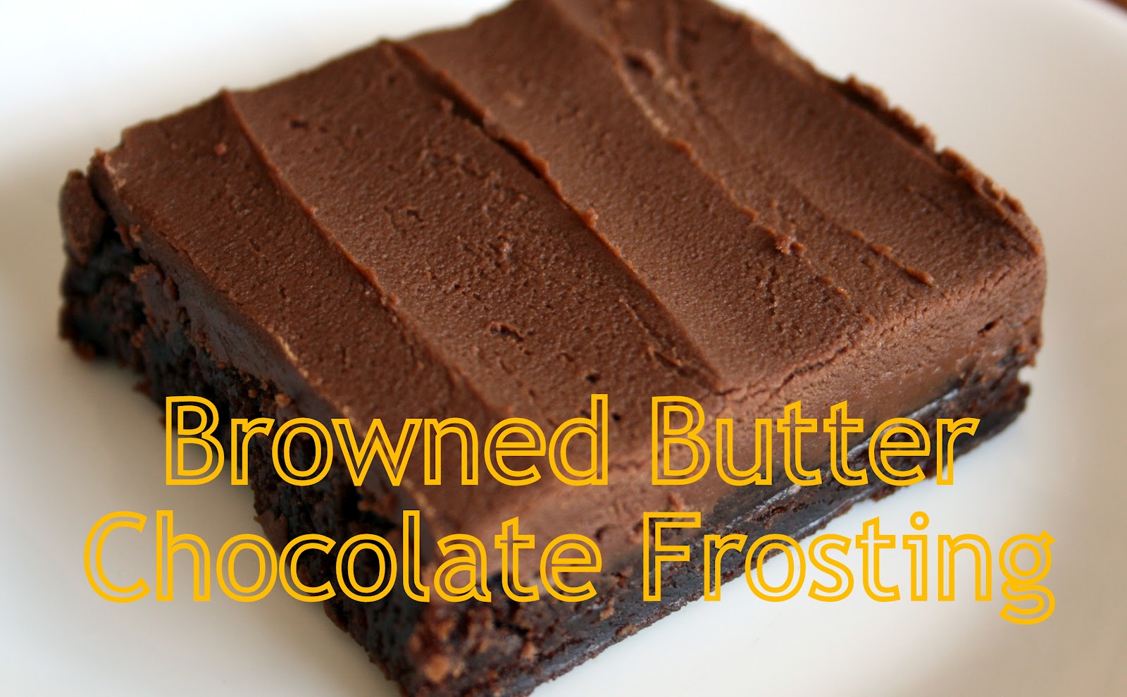 Browned Butter Chocolate Frosting