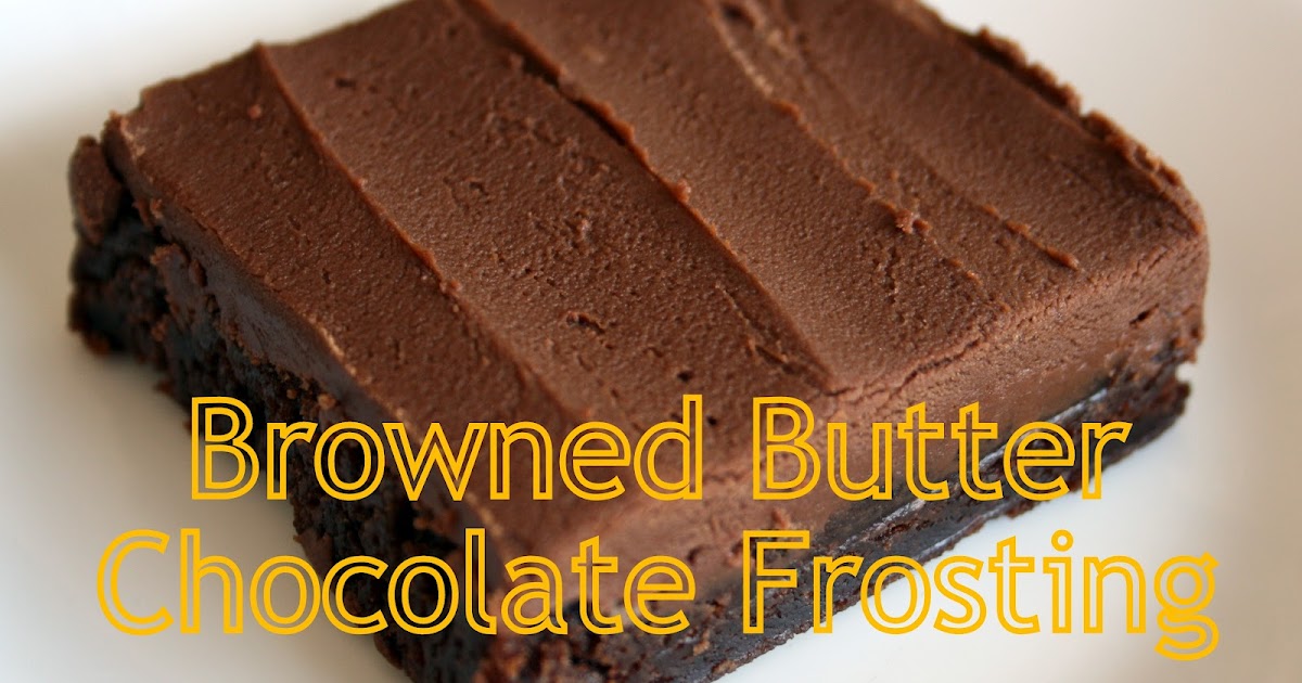 Browned Butter Chocolate Frosting