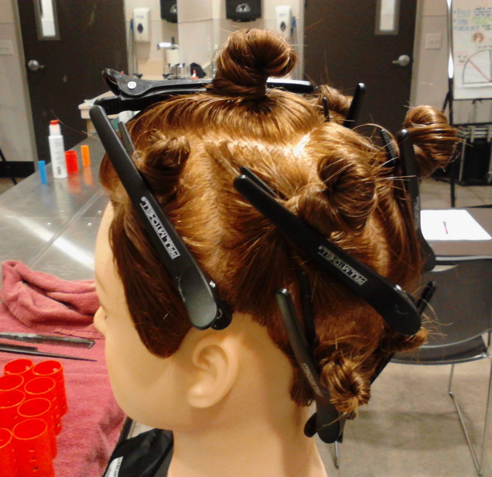 My Hair Journey Day 7 Paul Mitchell (roller placement)