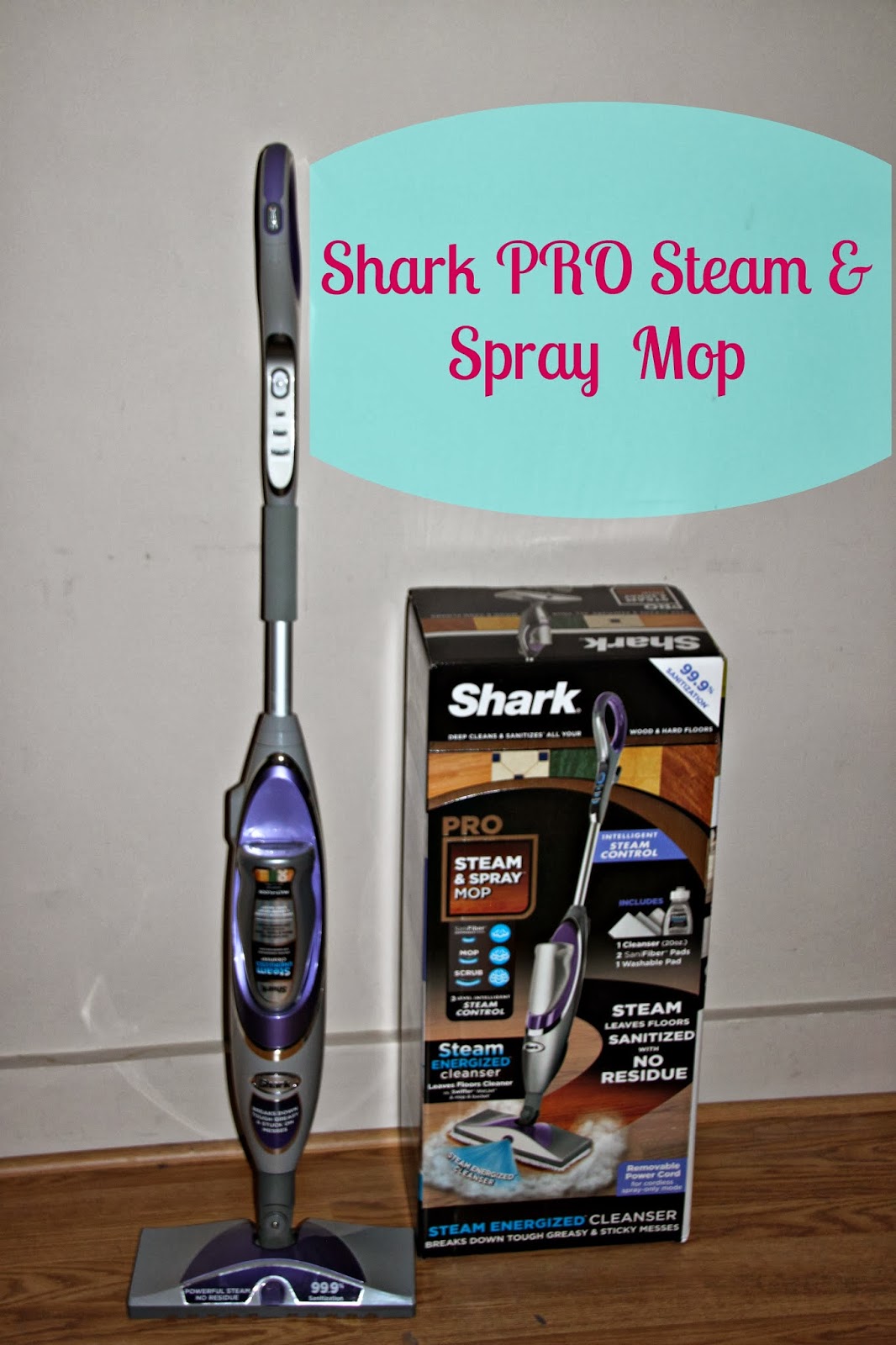 Susan's Disney Family Shark PRO Steam & Spray™ Mop a great steamer you