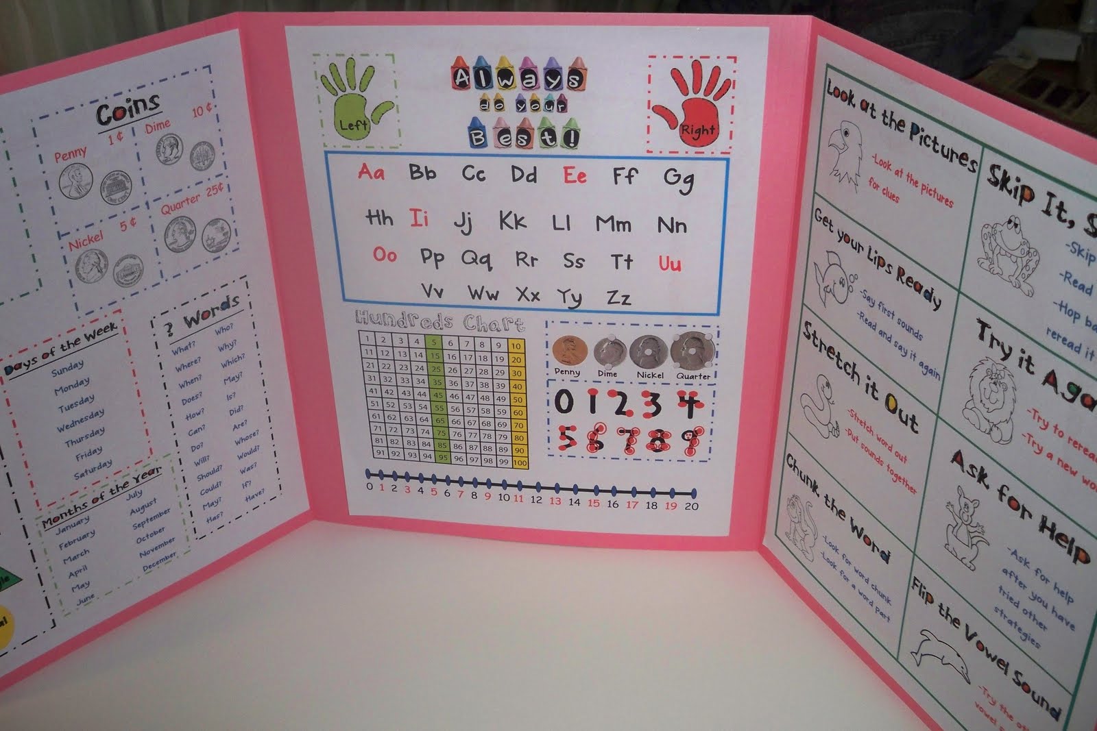 Concentration/Privacy Folders First Grade Shenanigans