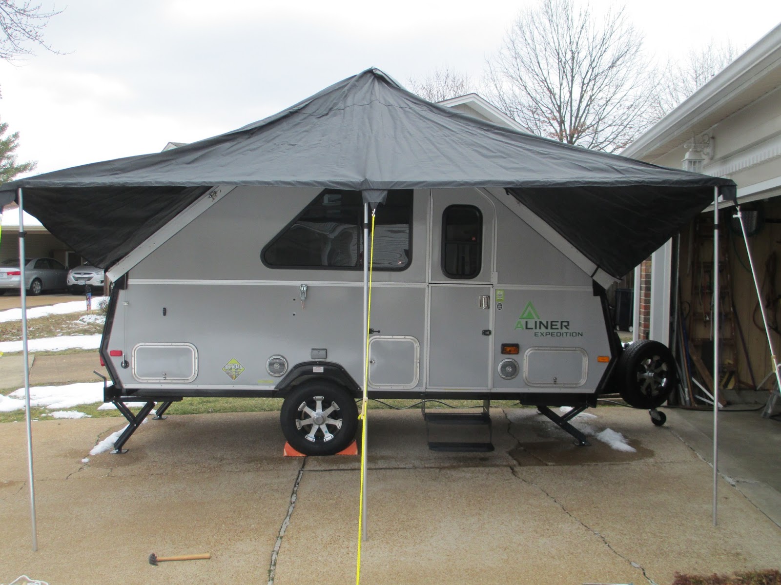 Mariah Awning For Aliner Trailer Vintage Campers Trailers A Frame Camper Vintage Camper