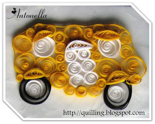 Free Quilled School Bus Pattern