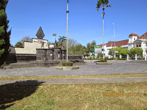 Yogyakarta.Memorial near Fort Vredeburg