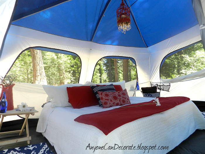 Anyone Can Decorate A GLAMPING We Will Go... GLAMPING = Glamorous Camping