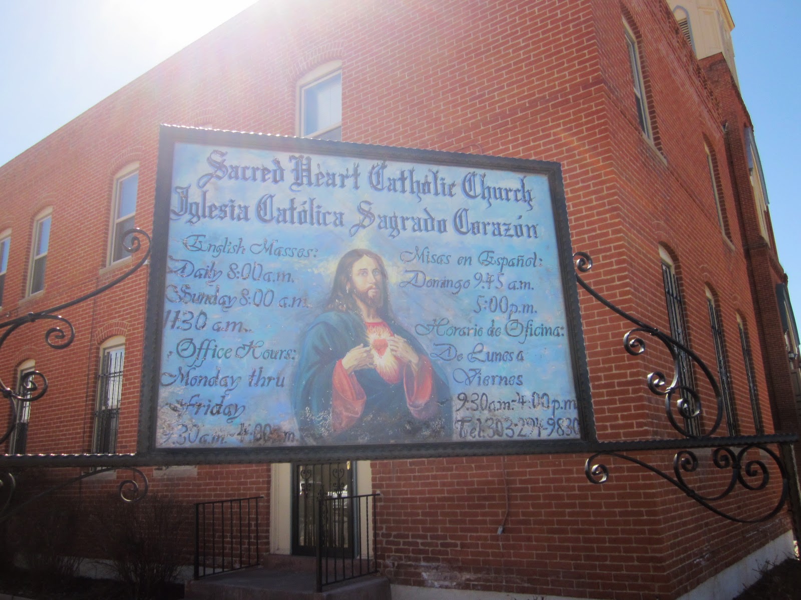 Helgeson's Hikes Sacred Heart Catholic Church Denver, Colorado
