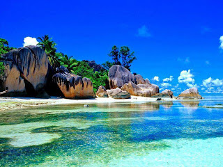 keindahan pantai relaks minda