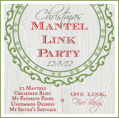 Christmas mantel Link Party