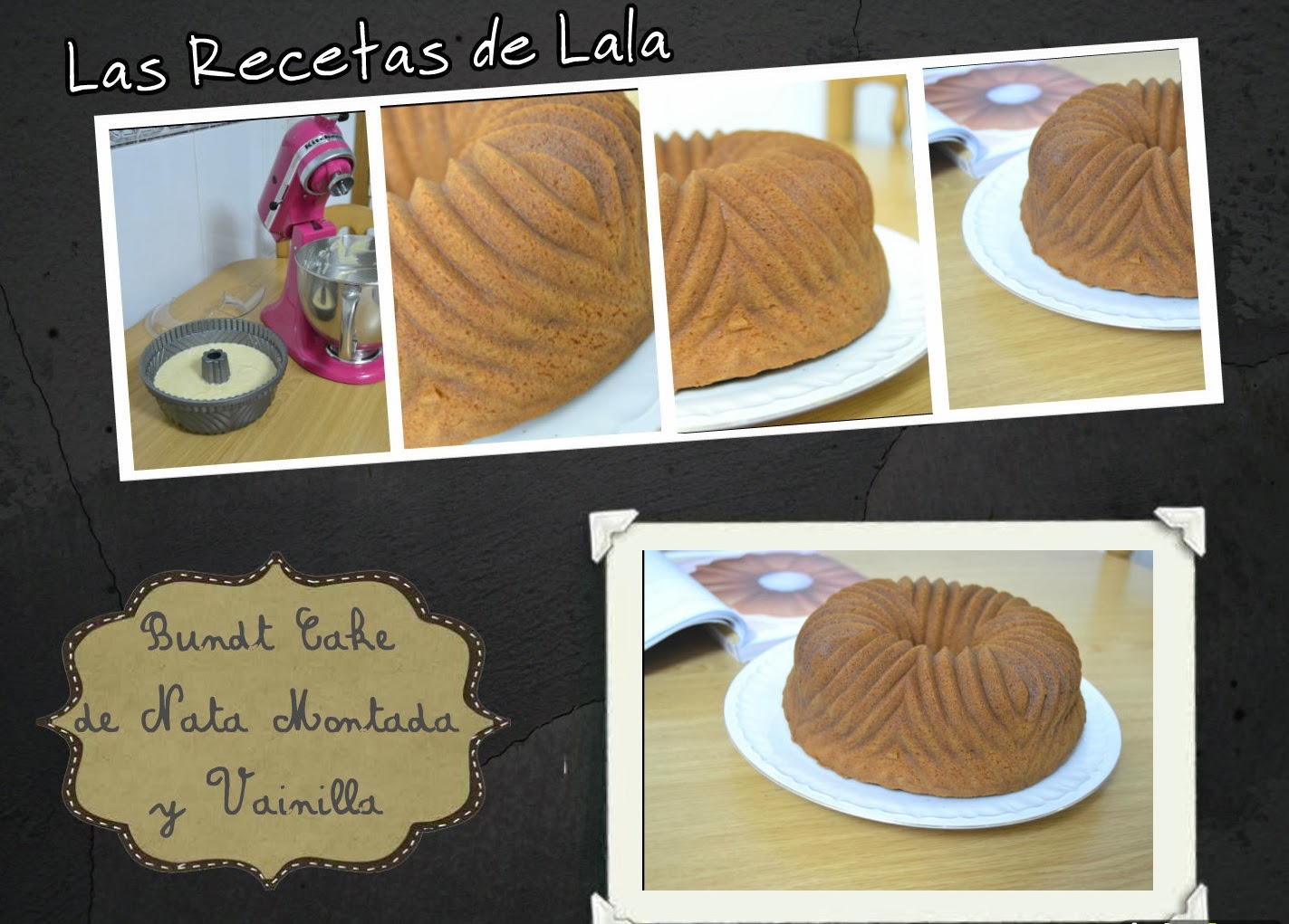 Bundt Cake De Nata Montada Y Vainilla.