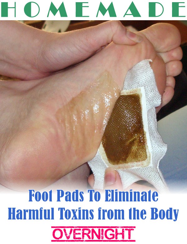 Homemade Foot Pads To Eliminate Harmful Toxins from the Body Overnight