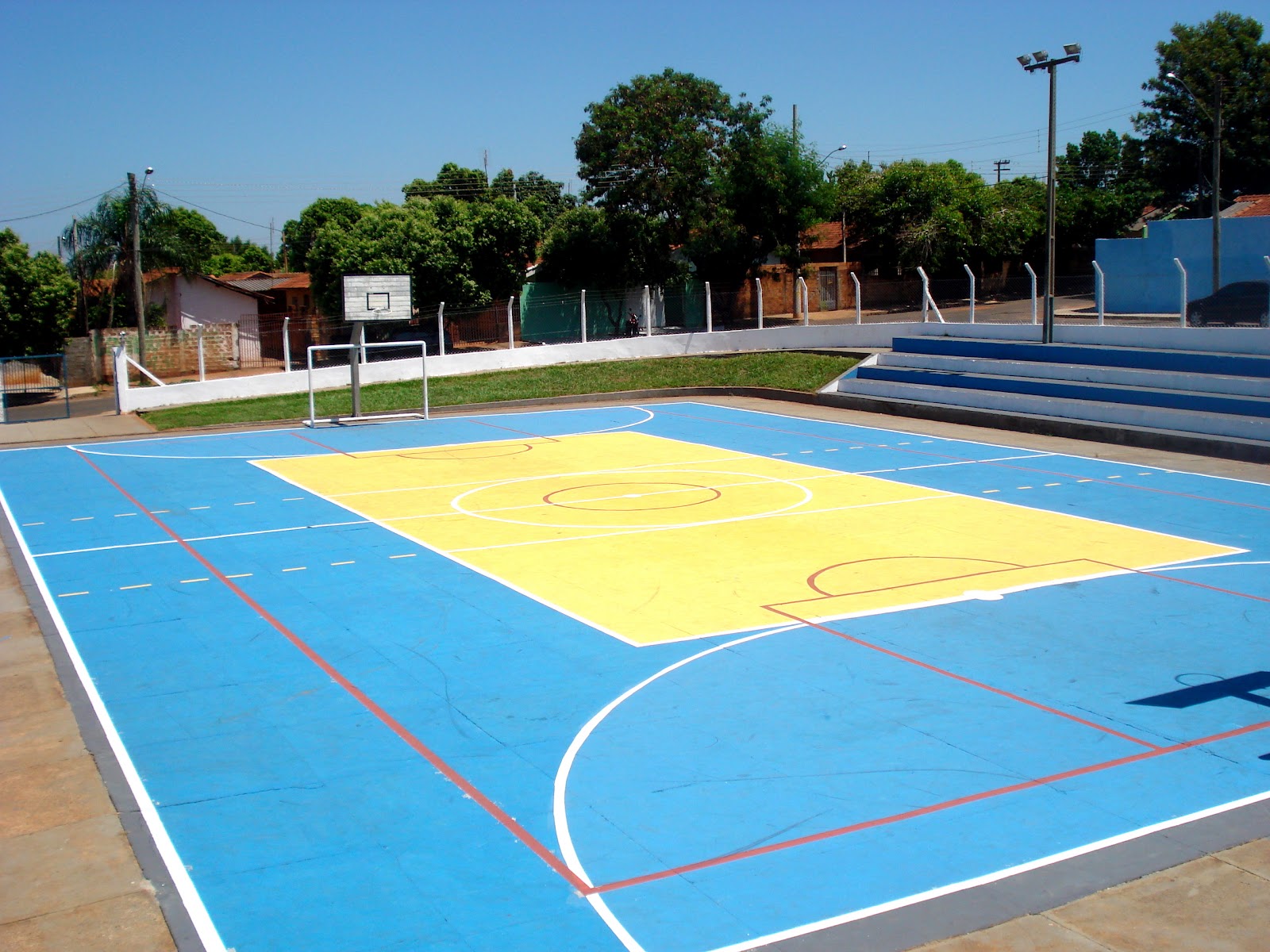 Departamento de Esporte: REVITALIZAÇÃO DA QUADRA DE ESPORTES DO BAIRRO