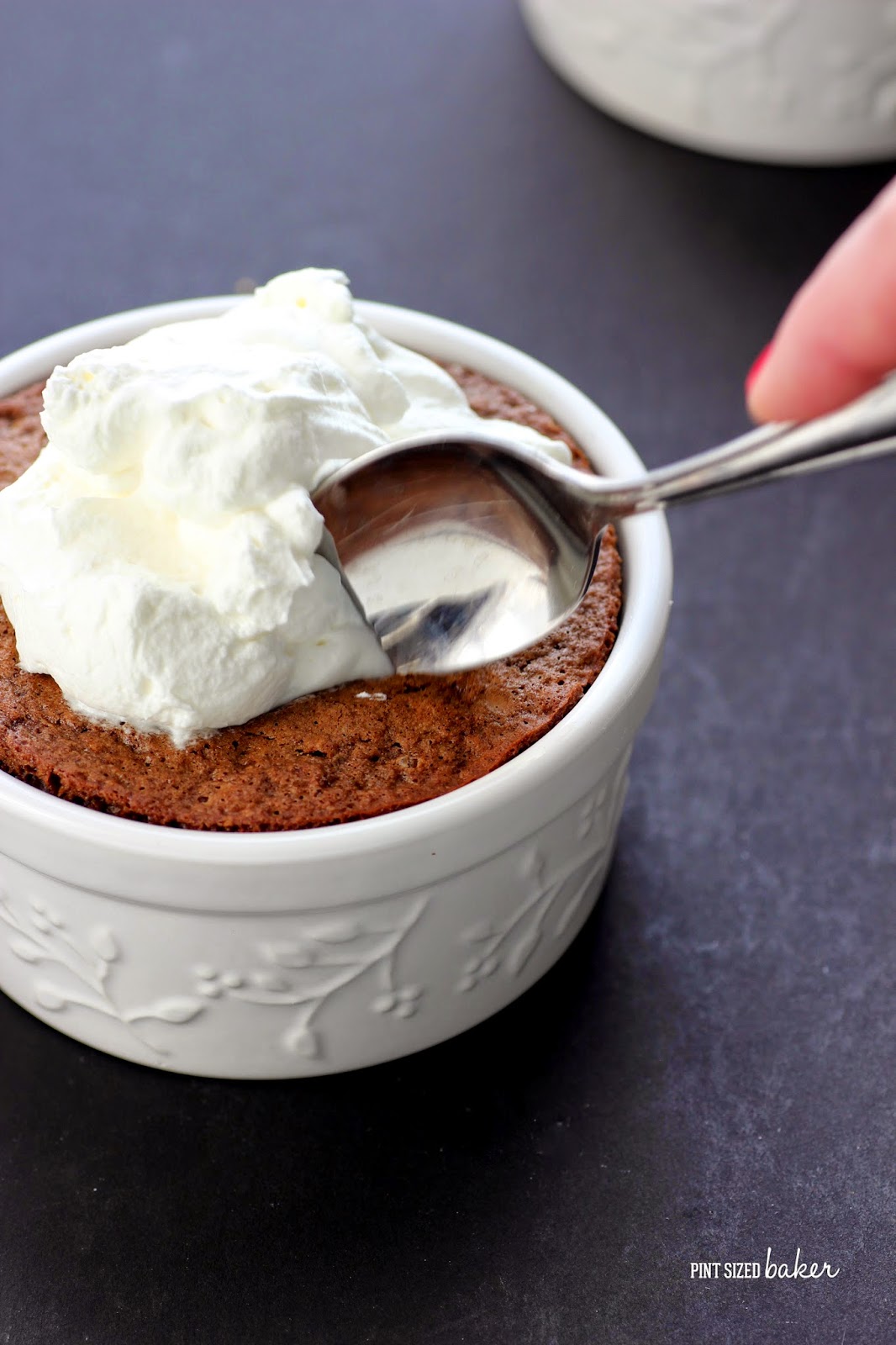 Chocolate Fudge Cakes for Two Pint Sized Baker