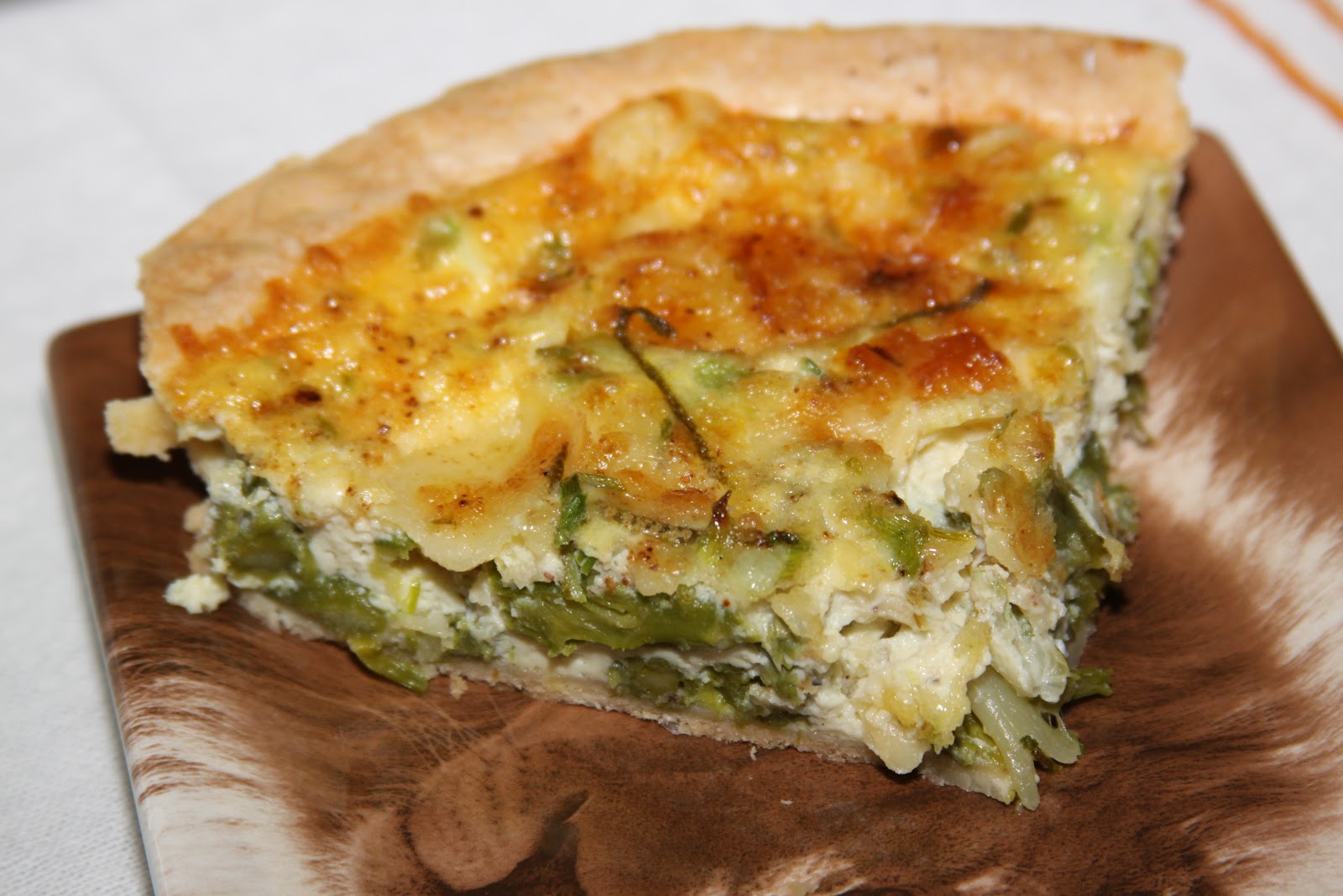 Doryce's Recipes & Jeff's Garden Asparagus Quiche