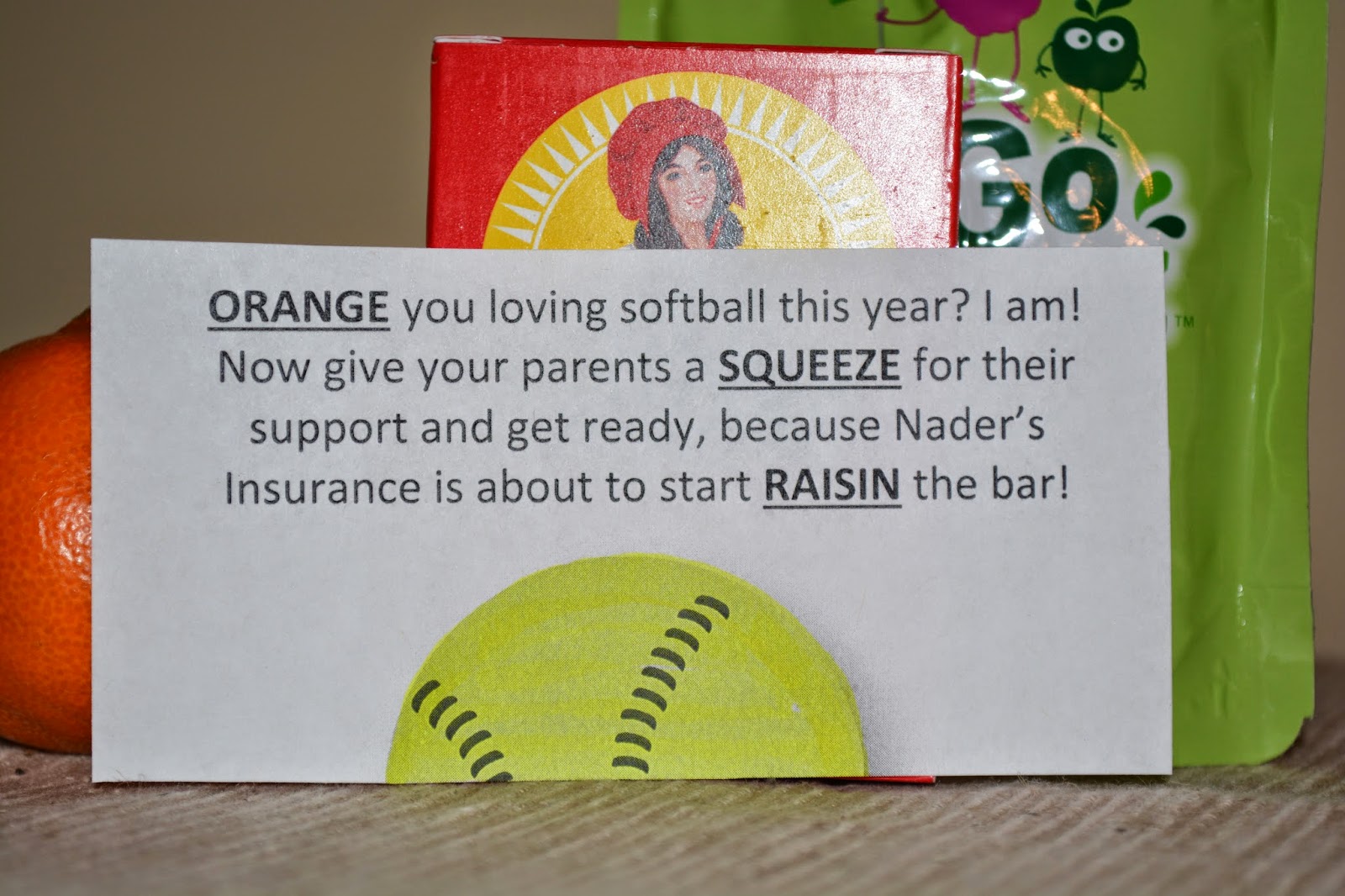 Handcrafted Occasions DIY Softball Snack Bags