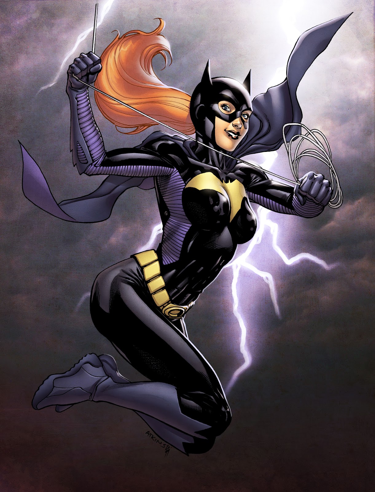 Robert Atkins Art: Batgirl Process...