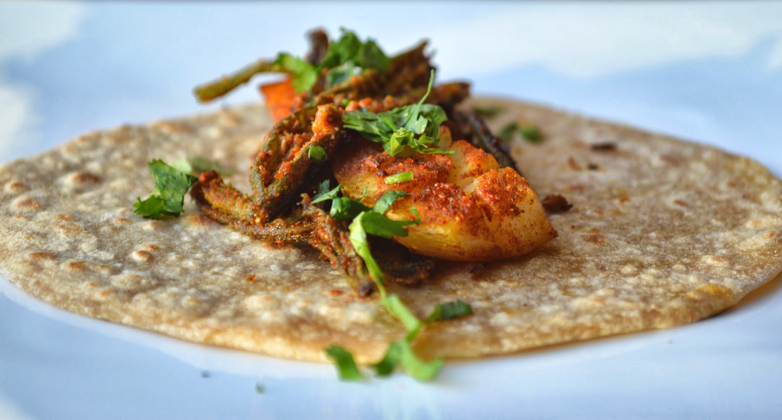 Tawa Bhaji / Crispy Masala okra and potatoes / Aloo Bhindi