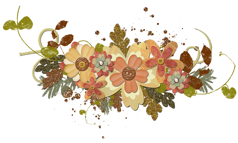 scrappin it: Digital fall cluster Freebie