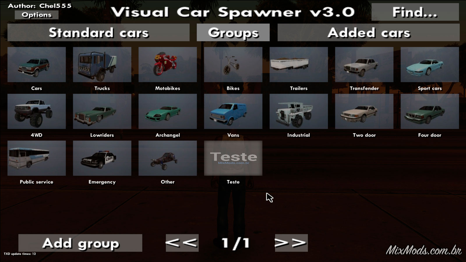 Car Spawner by fastman92 - MixMods