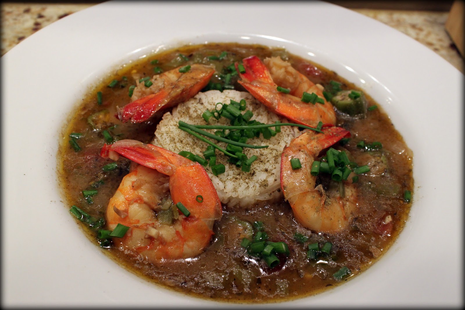 Rambling Wren Shrimp and Sausage Gumbo