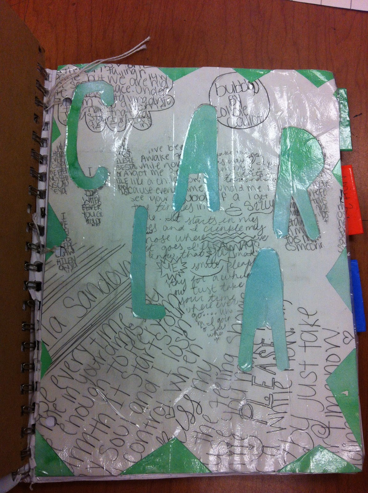 Project ARTADAY Lesson Monogrammed Sketchbook Cover