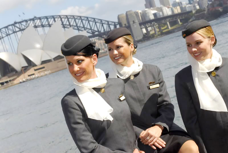 The smile of Etihad Stewardess - World stewardess Crews