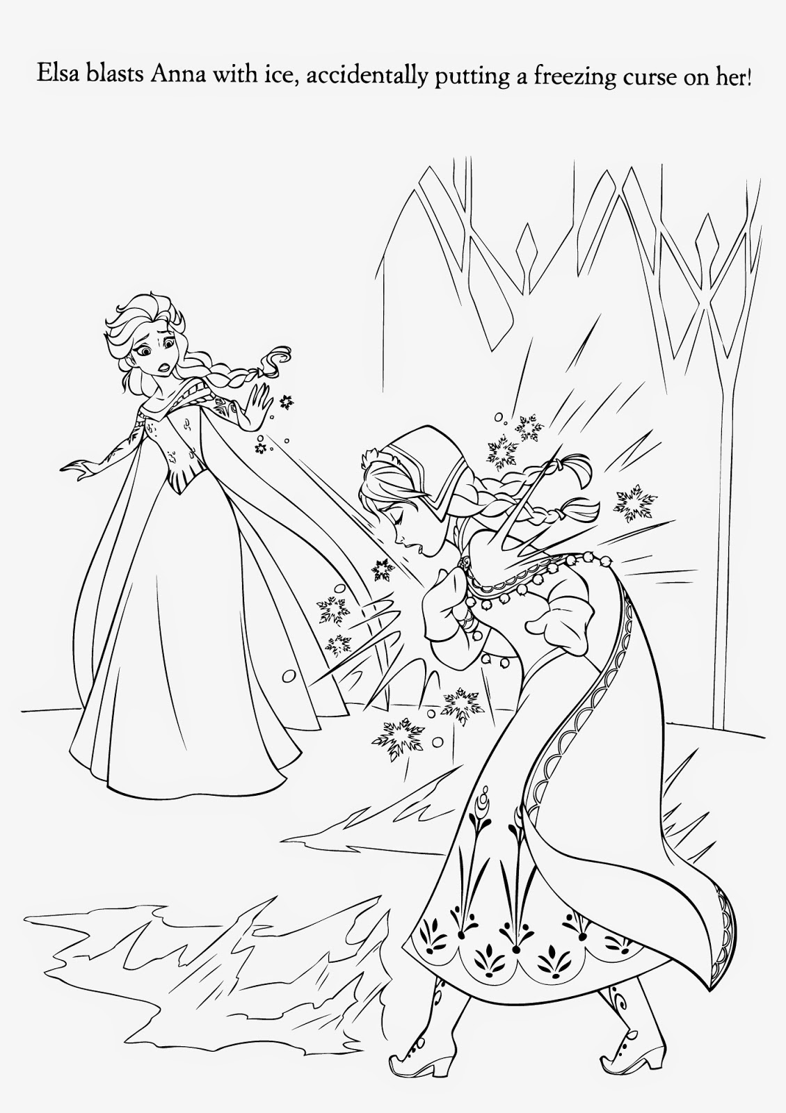 15 Beautiful Disney Frozen Coloring Pages Free ~ Instant Knowledge