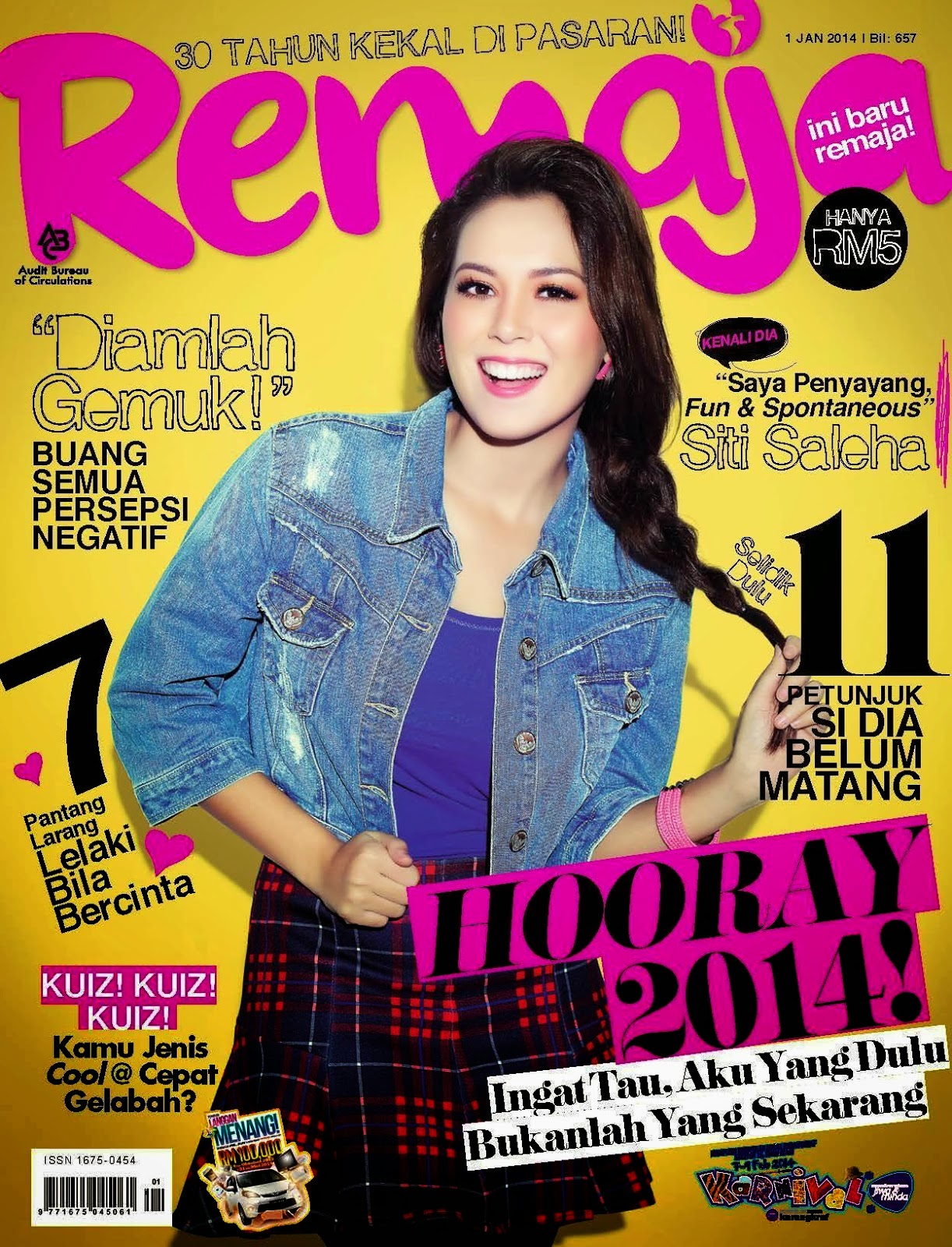 14 Cover Muka Depan Majalah Remaja Sepanjang Tahun 2014 ...