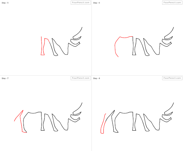 How to draw Deer easy steps - slide 4