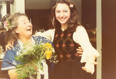 Greek girl with Yaya (grandma)
