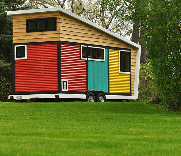 Toy Box Tiny House Booms Color and Modernism Wee Make Change