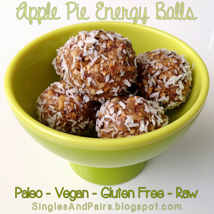Singles And Pairs Apple Pie Energy Balls