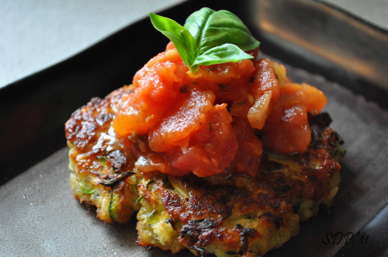 A Pocket Full Of Buttons Italian Zucchini Cakes {recipe}