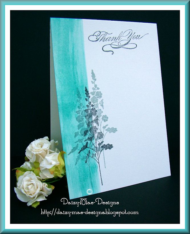 Daizy-Mae's-Crafty blog: Flowers thankyou card