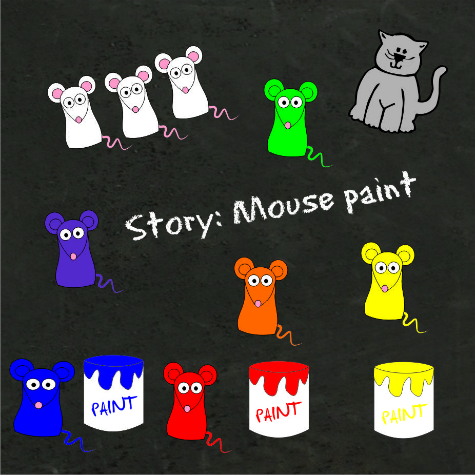 Teacher´s Resources Argentina Mouse Paint Story