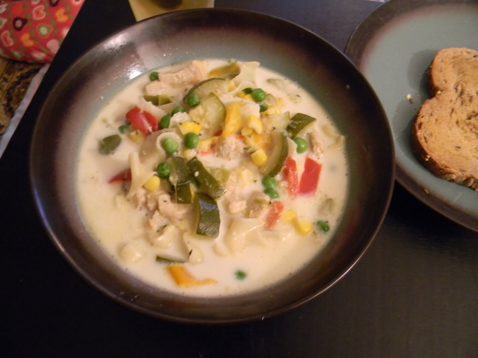 Dinner with the Beaupres Creamy Farmhouse Chicken and Garden Soup