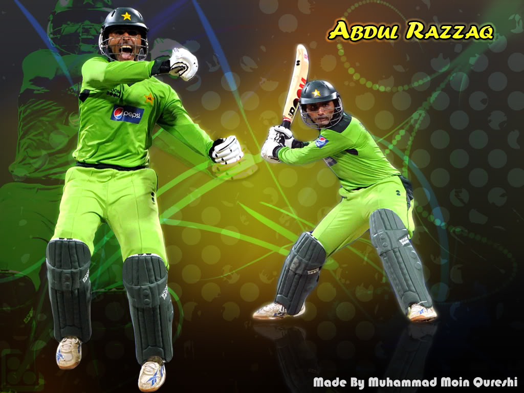 Pakistani Cricket Players: ABDUL RAZZAQ'S WALLPAPER