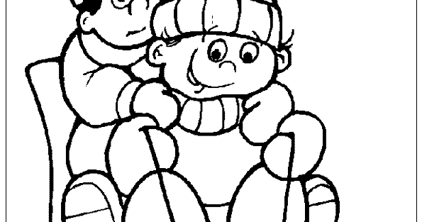 Winter coloring pages | Screenfonds