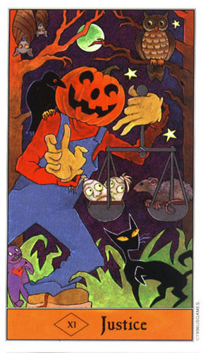 Tarot Halloween: Justicia