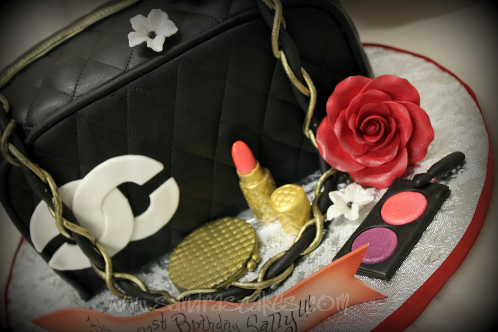 Chanel Handbag Cake Tutorial  Molly's Kitchen Queens 