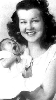 Cher as a baby with mother Georgia