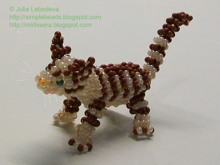 Beading for the very beginners Cat