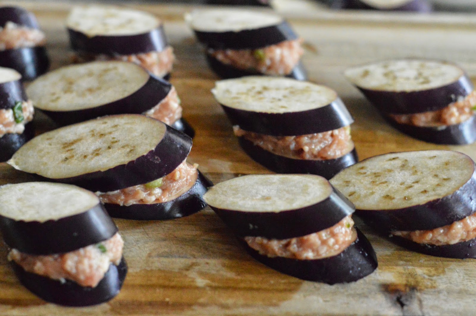 DimSumptuous Chinese Stuffed Eggplant 煎釀茄子