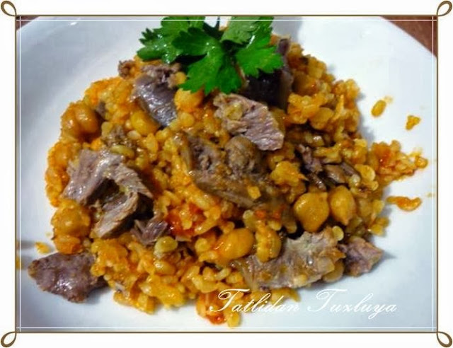 ETLİ NOHUTLU BULGUR PİLAVI Tatlıdan Tuzluya Her Şey