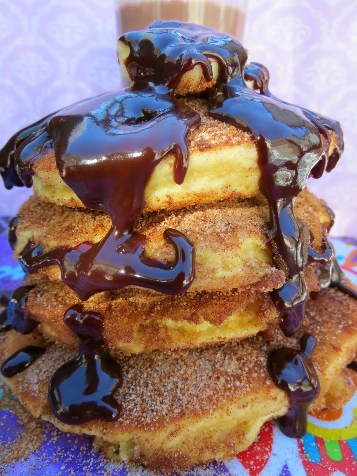 chica chocolatina Churro Pancakes
